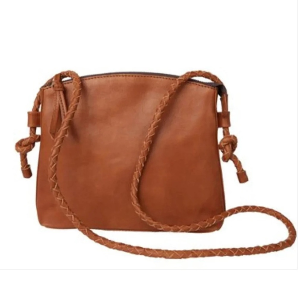 Sarah Stewart The Alexander Handbag Cognac Tan Leather Crossbody Bag